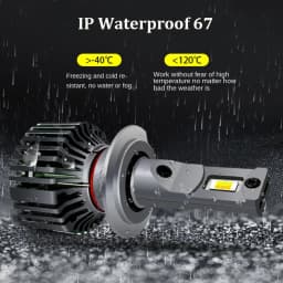 2x 100W Yellow White Dual Color Car LED Headlight 3000K+4300K+6000K H4 H8 H11 HB3 9006 H7 LED Fog Bulbs 12V H1 9005 Fog Lights