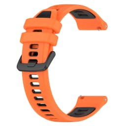 Two-Color Silicone Strap For Garmin Forerunner 265 265S 255S 255 Vivoactive 5 Replacement 18mm 20mm 22mm Watch Band