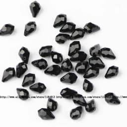 5*8mm 50pcs Briolette Pendant Waterdrop Austrian Crystal Teardrop Glass Loose Beads For Jewelry Making Bracelets DIY Accessories
