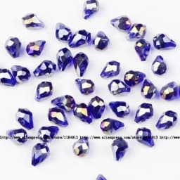 5*8mm 50pcs Briolette Pendant Waterdrop Austrian Crystal Teardrop Glass Loose Beads For Jewelry Making Bracelets DIY Accessories