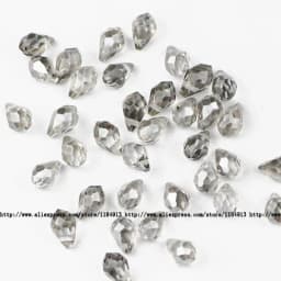 5*8mm 50pcs Briolette Pendant Waterdrop Austrian Crystal Teardrop Glass Loose Beads For Jewelry Making Bracelets DIY Accessories