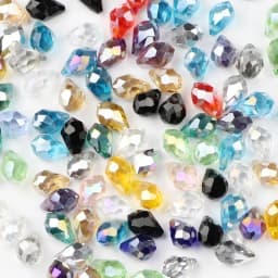 5*8mm 50pcs Briolette Pendant Waterdrop Austrian Crystal Teardrop Glass Loose Beads For Jewelry Making Bracelets DIY Accessories