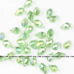 5*8mm 50pcs Briolette Pendant Waterdrop Austrian Crystal Teardrop Glass Loose Beads For Jewelry Making Bracelets DIY Accessories