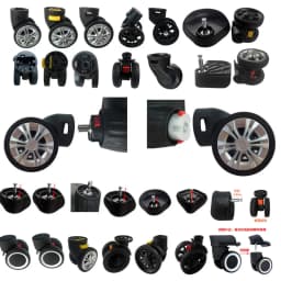 Plug-In Detachable Wheel Dismountable Removable Universal Wheels Suitcase Accessories Luggage Replacement Pulley Repair Parts