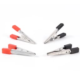100A Crocodile Alligator Clips Car Battery Insulated Clip Clamp Connector For Electrical Battery Chargers 2pcs