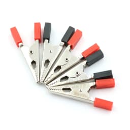 100A Crocodile Alligator Clips Car Battery Insulated Clip Clamp Connector For Electrical Battery Chargers 2pcs