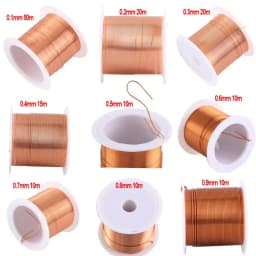 1-3 Rolls Copper Lacquer Wire 0.06mm -1.2mm Cable Copper Wire Magnet Wire Enameled Copper Winding Wire Coil Copper Wire