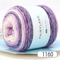 100g Rainbow Woollen Yarn New Soft Hand Woven Cake Yarn Hat Scarf Sweater Dyeing Crocheting Fancy Blend Yarn