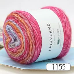 100g Rainbow Woollen Yarn New Soft Hand Woven Cake Yarn Hat Scarf Sweater Dyeing Crocheting Fancy Blend Yarn