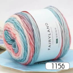 100g Rainbow Woollen Yarn New Soft Hand Woven Cake Yarn Hat Scarf Sweater Dyeing Crocheting Fancy Blend Yarn