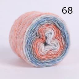 100g Rainbow Woollen Yarn New Soft Hand Woven Cake Yarn Hat Scarf Sweater Dyeing Crocheting Fancy Blend Yarn