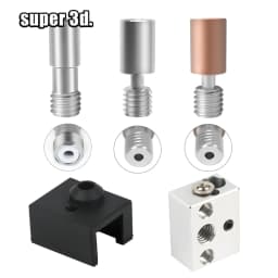 Upgrade Hotend Kit For Ender 3 S1 Pro CR-10 Smart Bimetal Heat Break Throat 24V 40W 50W Extruder Kit J-head 1.75mm 3D Parts