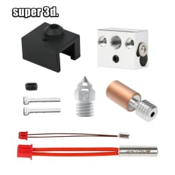 Upgrade Hotend Kit For Ender 3 S1 Pro CR-10 Smart Bimetal Heat Break Throat 24V 40W 50W Extruder Kit J-head 1.75mm 3D Parts