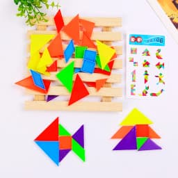 20 Pcs Mini Tangram Puzzles Game Kids Birthday Baby Shower Party Favors Keepsake Pinata Fillers Kindergarten Carnival Prizes