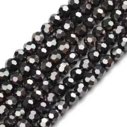 100pcs 4mm Faceted Round Austrian Crystal Plated Color Loose Bead For Jewelry Making DIY Bracelets Necklace Accessories