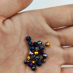 100pcs 4mm Faceted Round Austrian Crystal Plated Color Loose Bead For Jewelry Making DIY Bracelets Necklace Accessories