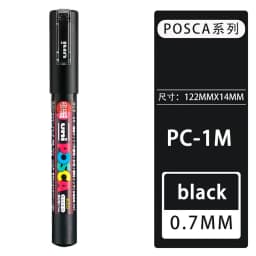 1pcs UNI Posca Graffiti Advertising Marker Art Supplies PC-1M 3M 5M Graffiti Acrylic Marker POP Poster Pen / Permanent Paint Pen