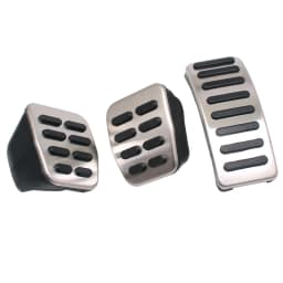 LHD Car Pad Foot Rest For Volkswagen Polo VW Golf 4 Bora Beetle RSi GTI R32 For Audi A3 SEAT Stainless Steel Pedal Pad