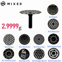 Mixed 2.99g CNC Integrated Stem Top Cap Bicycle Headset Caps Bike Steering Bicycle Bowl Cover