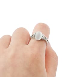 Twilight Saga Bella Silver Plated Opals Ring Fashion Simple Classic Movie Film Jewelry for Women Classic Finger Accessory