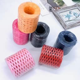 Raffia Yarn Paper Rope 200m Rafia for Knitting Hand-knitted DIY Baking Packaging Scrapbooking Twine Party Craft Crochet Thread