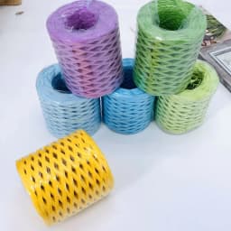 Raffia Yarn Paper Rope 200m Rafia for Knitting Hand-knitted DIY Baking Packaging Scrapbooking Twine Party Craft Crochet Thread