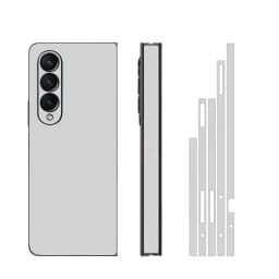 Plain Color Sticker for Samsung Galaxy Z Fold7 6 5 4 3 Back Screen Protector Hing Side Skin 3 in 1 Protective Film Fold4