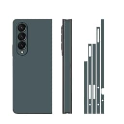 Plain Color Sticker for Samsung Galaxy Z Fold7 6 5 4 3 Back Screen Protector Hing Side Skin 3 in 1 Protective Film Fold4