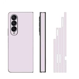 Plain Color Sticker for Samsung Galaxy Z Fold7 6 5 4 3 Back Screen Protector Hing Side Skin 3 in 1 Protective Film Fold4