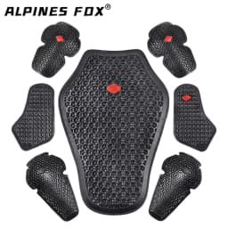 CE Approved Motorcycle Shoulder Elbow Back Protector Pad Universal Motorbike Chest Pads Soft Motorcycle Jacket Insert Armor