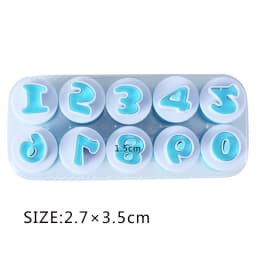 Baking pastry Mold letter fondant Cookie Cutter 26pcs Upper Lowercase Alphabet and 10pcs number cake decoration tools GYH