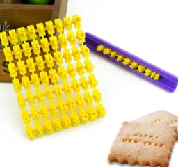 Baking pastry Mold letter fondant Cookie Cutter 26pcs Upper Lowercase Alphabet and 10pcs number cake decoration tools GYH