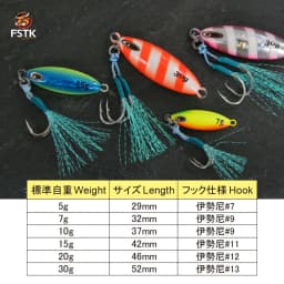 Metal Jig Fishing Lure Slow Pitch Jig 7 15 20 30G Rockfishing Slow Shore Metal Jig Ultra Jig Casting Jigging Lure Pesca
