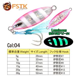 Metal Jig Fishing Lure Slow Pitch Jig 7 15 20 30G Rockfishing Slow Shore Metal Jig Ultra Jig Casting Jigging Lure Pesca