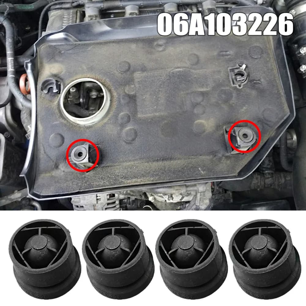 Car Engine Cover Cushion Rubber Pier Shock Buffer Cover 06A103226 For VW Passat Golf MK4 Jetta Polo Skoda Seat Leon Fabia 2