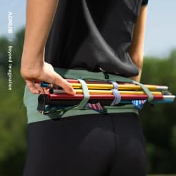 AONIJIE W8116 Woven Elastic Sports Waist Bag Pack Running Race Number Belt For Triathlon Marathon Cycling Mountaineering