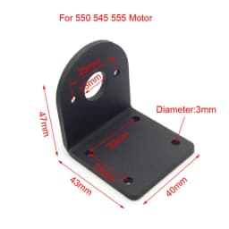Motor Mount Bracket Universal Straight Plate Fixing Mounting Bracket Holder For 380 550 545 555 755 775 RC Spare Parts