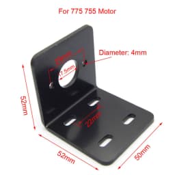 Motor Mount Bracket Universal Straight Plate Fixing Mounting Bracket Holder For 380 550 545 555 755 775 RC Spare Parts