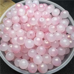 8mm Glass Beautiful Multicolor Beads Handmade Diy Bracelet Bracelet Jewelry Handmade Loose Beads Accessories Wholesale Material