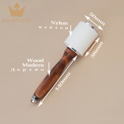 Leather Craft Carving Hammer Cowhide Punch Cutting Sewing DIY Working Saddle Making Tools Leather Craft Tools and Supplies Kits