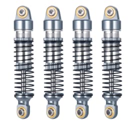 YEAHRUN 4PCS Aluminum Shocks Absorbers Damper for 1/18 RC Crawler TRX4M TRX-4M Bronco Defender K10 F150 Upgrade Parts