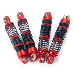 YEAHRUN 4PCS Aluminum Shocks Absorbers Damper for 1/18 RC Crawler TRX4M TRX-4M Bronco Defender K10 F150 Upgrade Parts