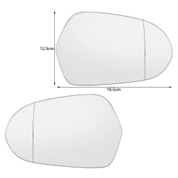 Side Mirror Glass For Audi A6 C7 C7.5 S6 4G 2012 2013 2014 2015 2016-2018 Rear View Rearview Side View Mirror Wide Angle Convex