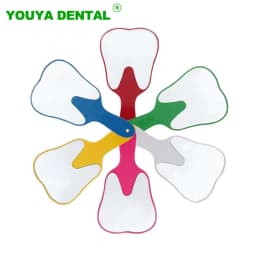 1PC Dental Mouth Mirror Tooth Shaped Mirror Handheld Unbreakable Plastic Makeup Mirror Dental Accessories Dentist Gift