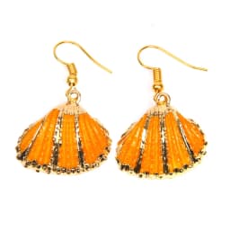 New In Natural Shell Sea Scallop Drop Earrings Boho Shell Drop Earrings for Women Femal Sea Beach Earrings Summer Jewelry Gifts