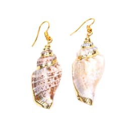 New In Natural Shell Sea Scallop Drop Earrings Boho Shell Drop Earrings for Women Femal Sea Beach Earrings Summer Jewelry Gifts