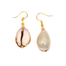 New In Natural Shell Sea Scallop Drop Earrings Boho Shell Drop Earrings for Women Femal Sea Beach Earrings Summer Jewelry Gifts
