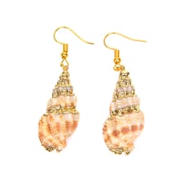 New In Natural Shell Sea Scallop Drop Earrings Boho Shell Drop Earrings for Women Femal Sea Beach Earrings Summer Jewelry Gifts