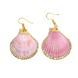 New In Natural Shell Sea Scallop Drop Earrings Boho Shell Drop Earrings for Women Femal Sea Beach Earrings Summer Jewelry Gifts