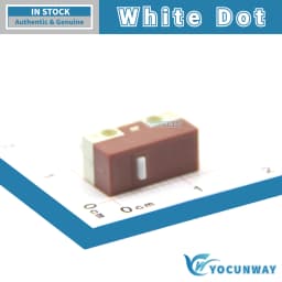 HUANO Silent Micro Switch 20M Clicks Lifespan Mute Button for Computer Mouse 3Pins 0.05A New Authentic Original